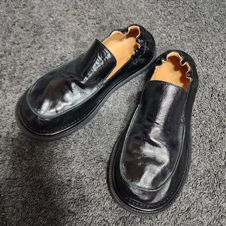[BUNJANG] Romantic Move Sock Babouche Crack Black Size 280 / 로맨틱무브의 삭 바부슈 크랙블랙 280사이즈