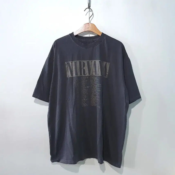 [BUNJANG] Nirvana Pigment T-Shirt / SS신상) 너바나 피그먼트 반팔티 2color