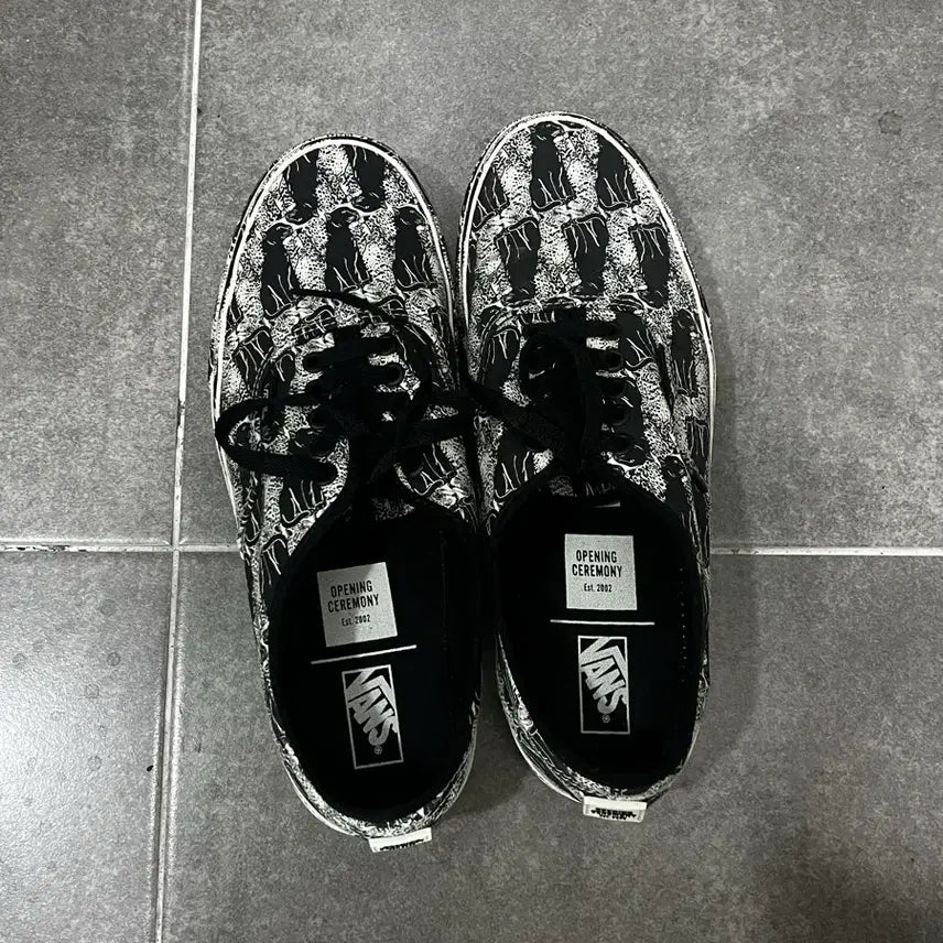 [BUNJANG] Vans Opening Ceremony Authentic Black Sneakers / 반스 오프닝 세레모니 어센틱 블랙 스니커즈