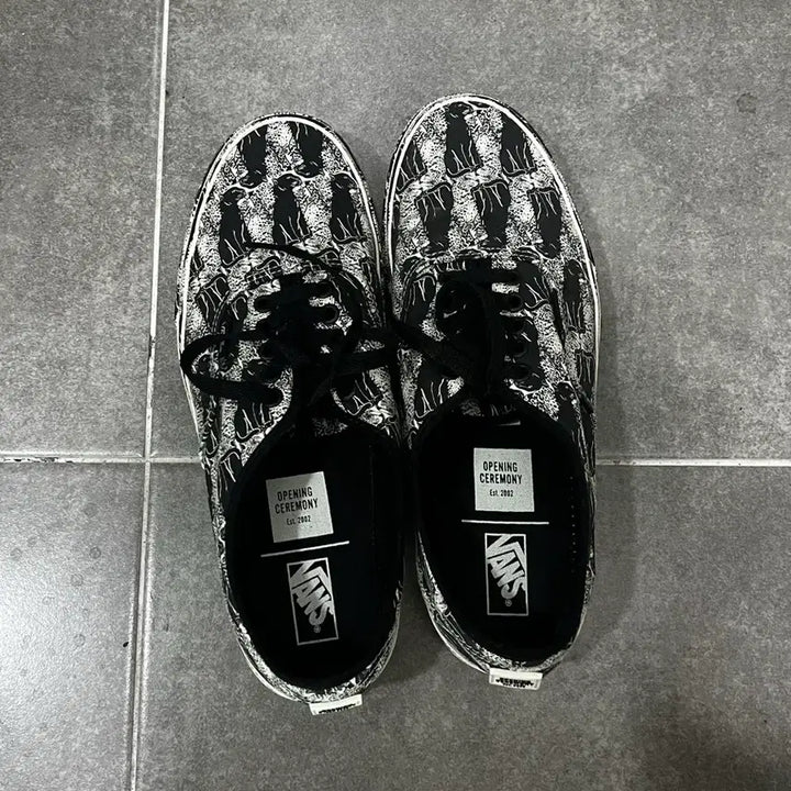 [BUNJANG] Vans Opening Ceremony Authentic Black Sneakers / 반스 오프닝 세레모니 어센틱 블랙 스니커즈