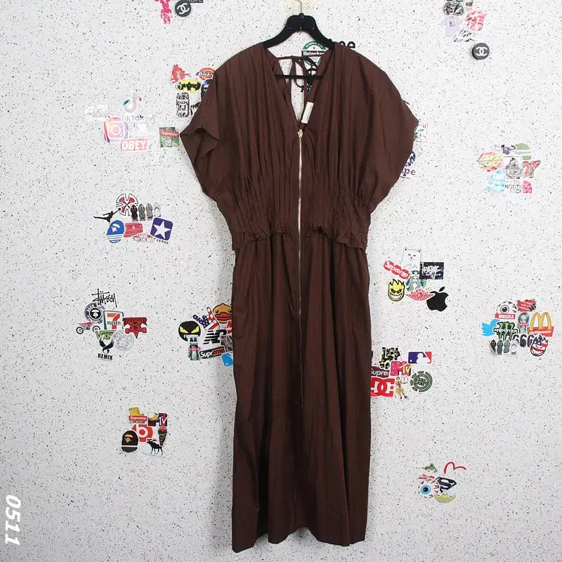 [BUNJANG] Entro Banding Zip-up Batwing Fit Dress / 여성L / 엔트로 밴딩 집업 가오리핏 원피스BR 0-24