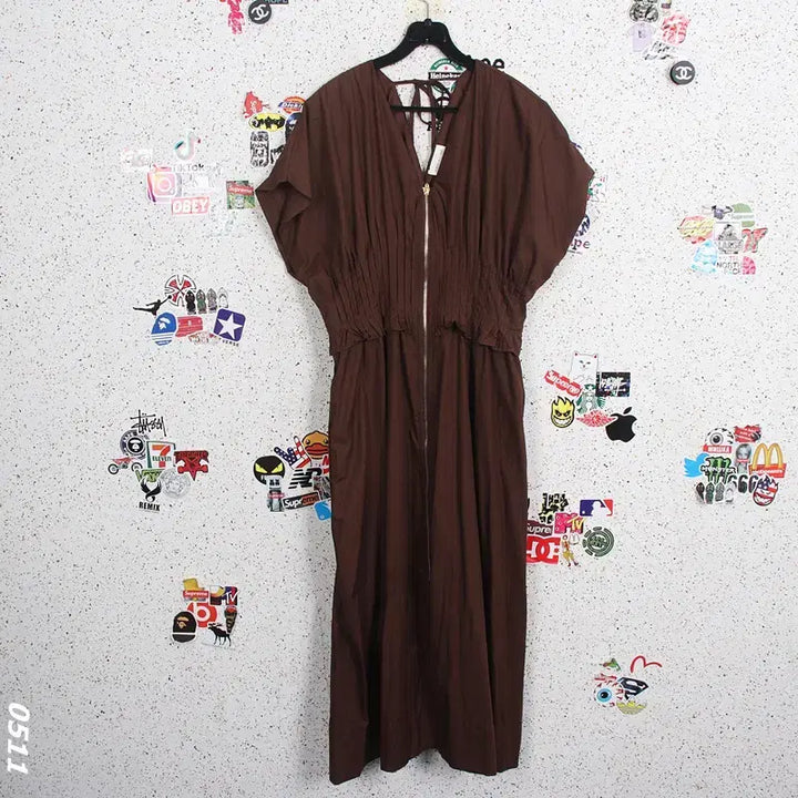 [BUNJANG] Entro Banding Zip-up Batwing Fit Dress / 여성L / 엔트로 밴딩 집업 가오리핏 원피스BR 0-24