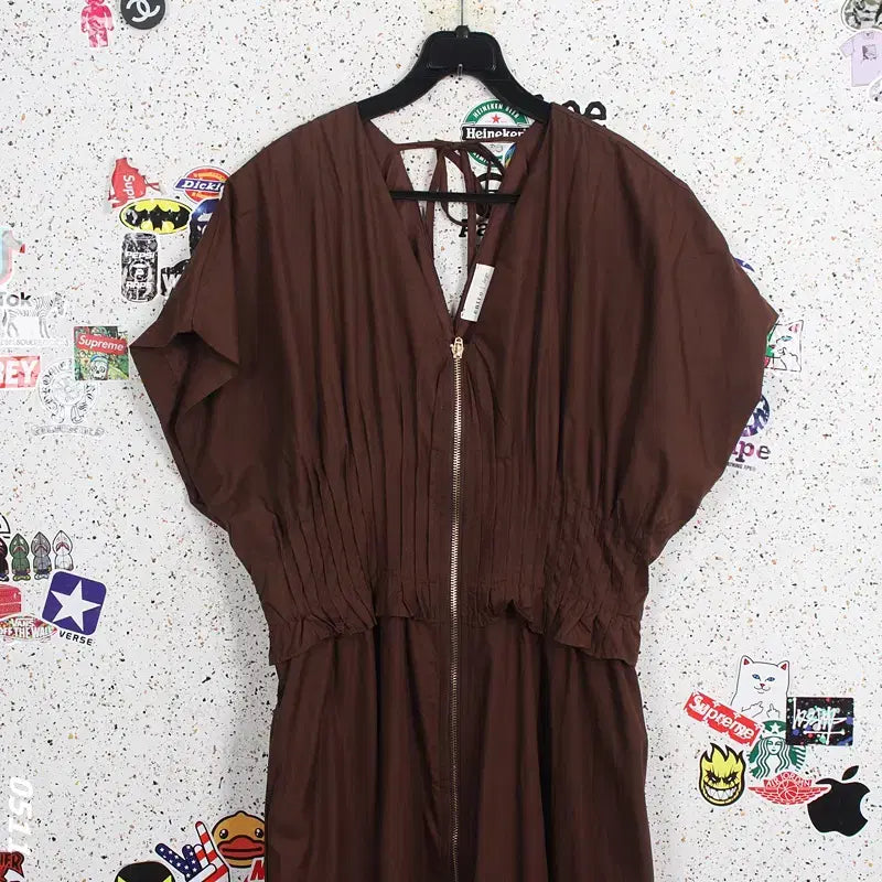 [BUNJANG] Entro Banding Zip-up Batwing Fit Dress / 여성L / 엔트로 밴딩 집업 가오리핏 원피스BR 0-24
