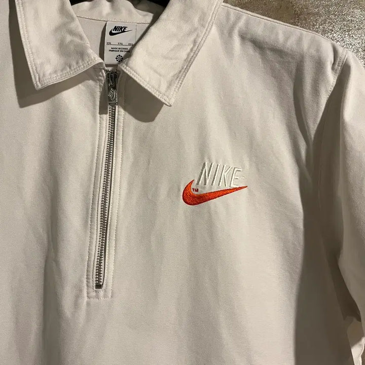 [BUNJANG] Nike Half-Zip Short-Sleeve T-Shirt / 나이키 반집업 반팔