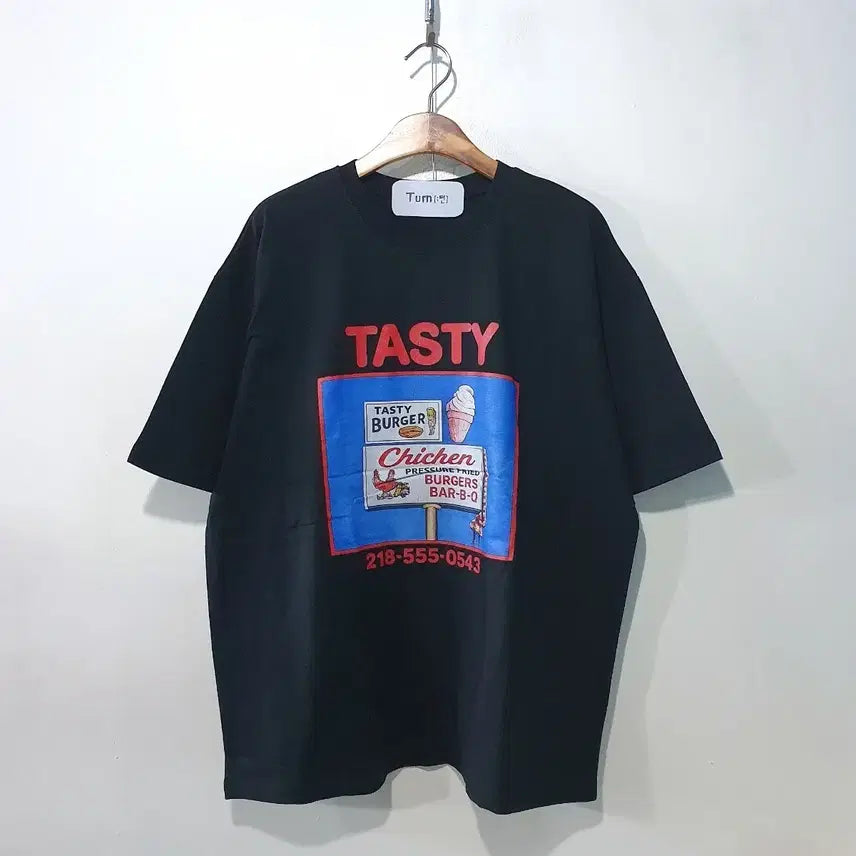 [BUNJANG] Tasty Cotton Short-Sleeve T-Shirt / SS신상) 테이스티 반팔티 2color