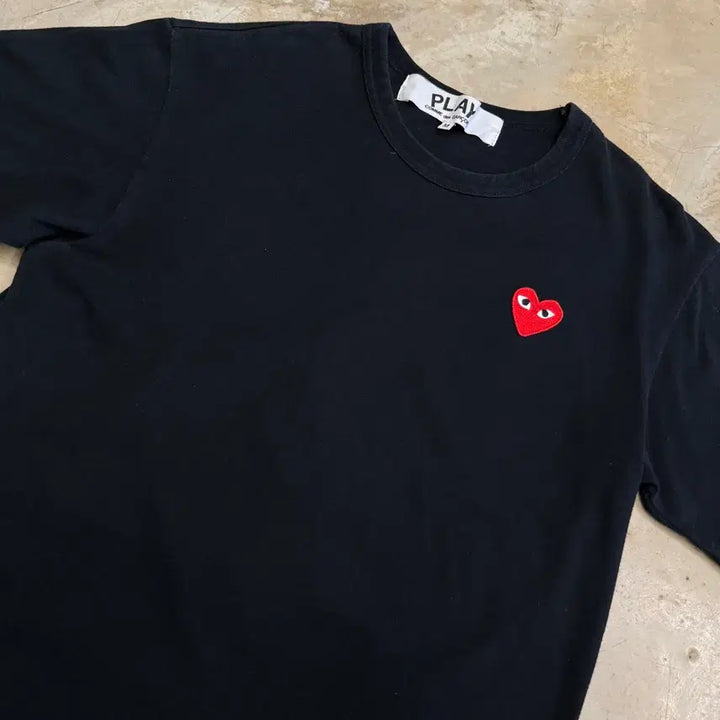 [BUNJANG] Comme des Garçons Black Short Sleeve T-shirt Medium / 꼼데가르송 블랙 반팔티 M