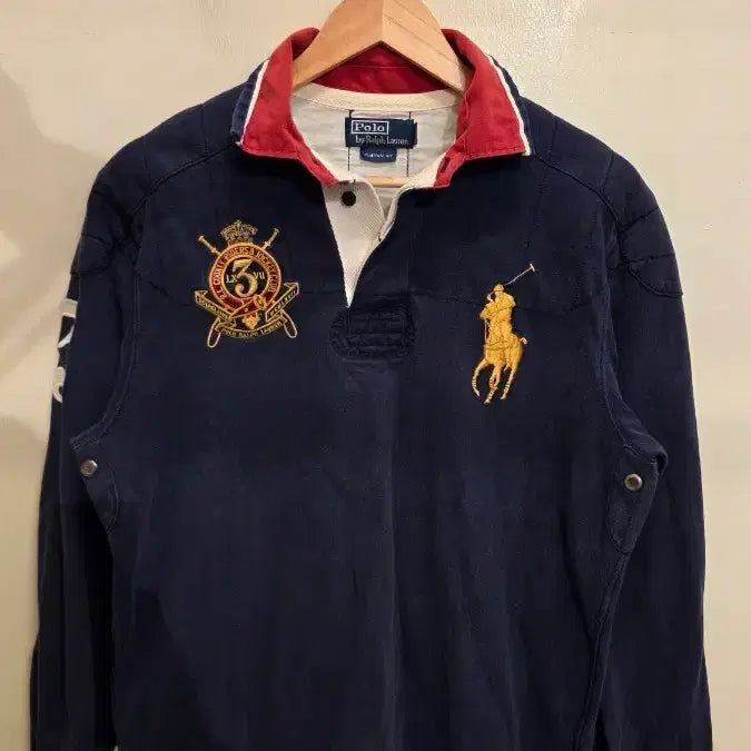[BUNJANG] Polo Ralph Lauren Big Pony Rugby Shirt - Size L / 폴로 랄프로렌 빅포니 럭비 셔츠 L사이즈