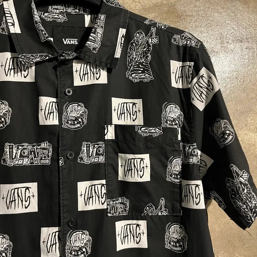 [BUNJANG] Vans Short Sleeve Shirt / 반스 반팔 셔츠