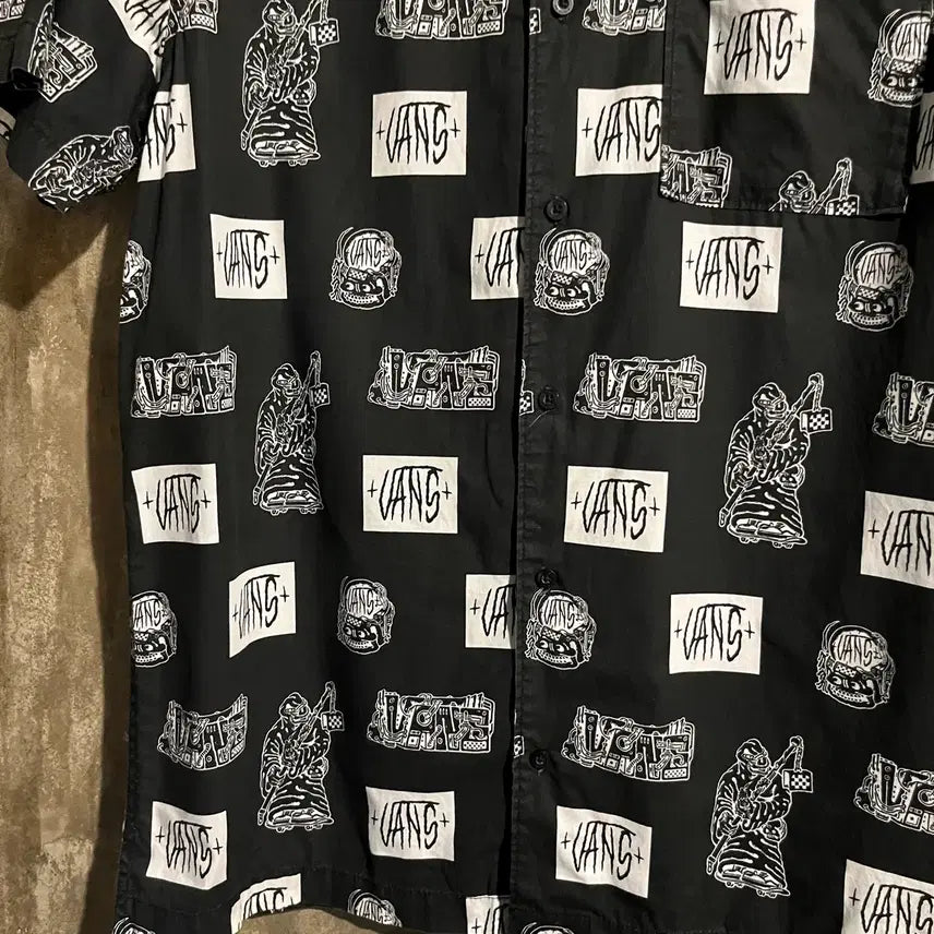 [BUNJANG] Vans Short Sleeve Shirt / 반스 반팔 셔츠