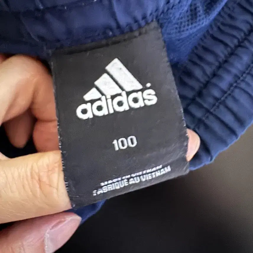 [BUNJANG] Adidas Training Banding Logo Shorts Navy / 아디다스 트레이닝 밴딩 로고 반바지 L 네이비