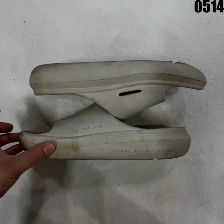 [BUNJANG] Snow Peak Sandals Slippers Ivory 260 / 스노우피크 샌들 슬리퍼 아이보리 260