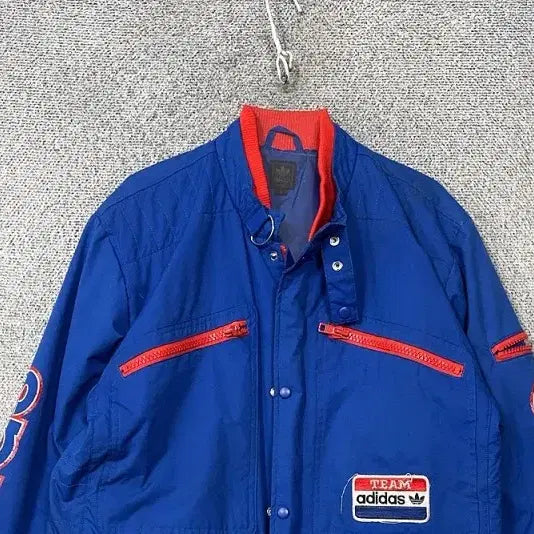 [BUNJANG] Adidas Old School Windbreaker Jacket Blue Size S / 아디다스 흑탭 올드스쿨 윈드 자켓 S