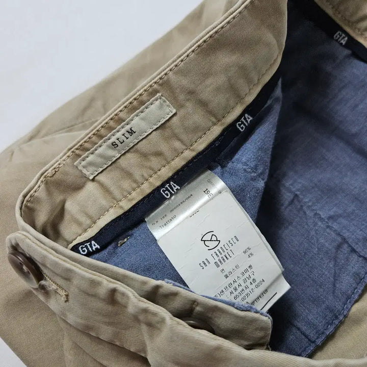 [BUNJANG] GTA Italian Cotton Chino Work Pants Size 34 / GTA 이태리 슬랙스 치노팬츠 코튼 워크 바지 34