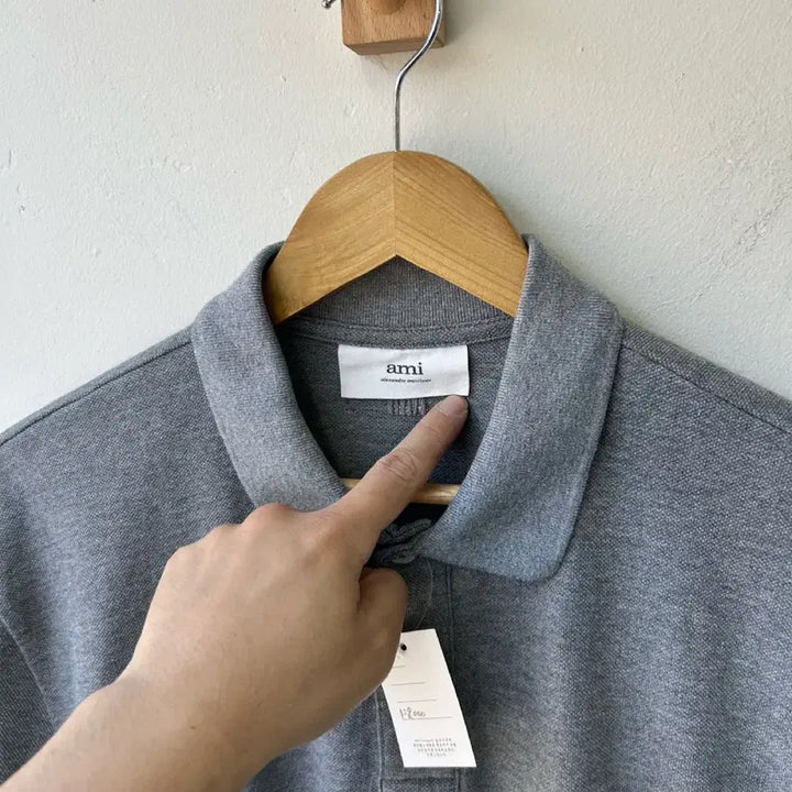 [BUNJANG] Ami Heart Logo Short Sleeve Polo Shirt / 16945 - 아미 하트 로고 반팔 카라티