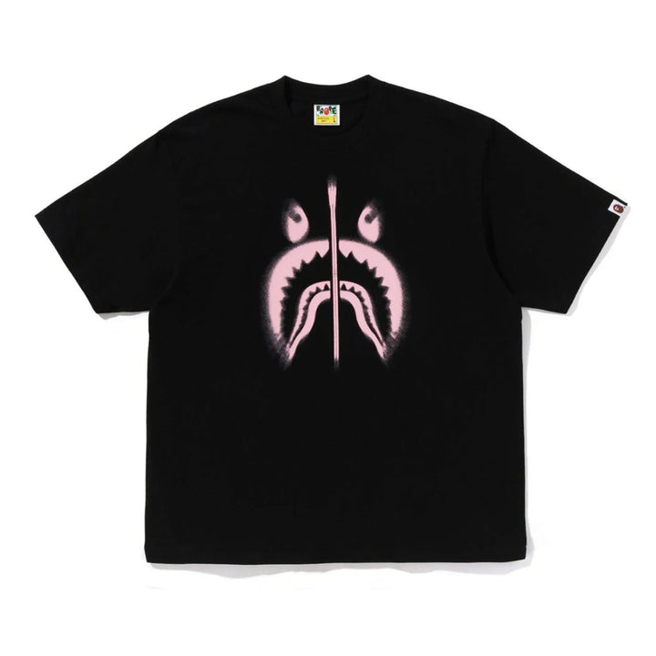 [BUNJANG] BAPE Spray Shark Relaxed Fit Short Sleeve T-Shirt 26SS / [해외] 베이프 스프레이 샤크 릴렉스드핏 반팔 티셔츠 26SS