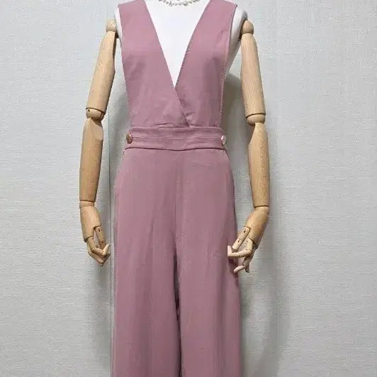 [BUNJANG] Clicky Jumpsuit Wide Pants / 클리지  점프수트 와이드팬츠