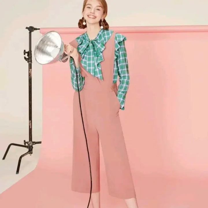 [BUNJANG] Clicky Jumpsuit Wide Pants / 클리지  점프수트 와이드팬츠