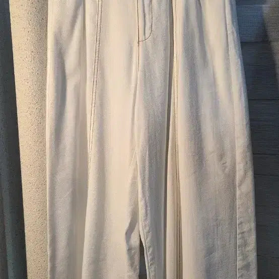 [BUNJANG] Zara White Wide Leg Pants / 자라 화이트 와이드  팬츠