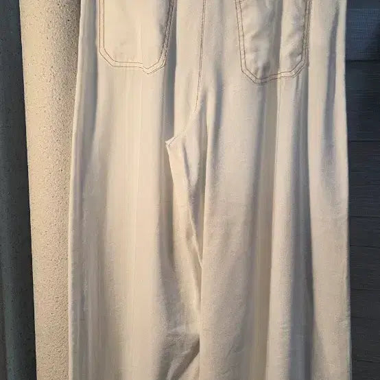 [BUNJANG] Zara White Wide Leg Pants / 자라 화이트 와이드  팬츠