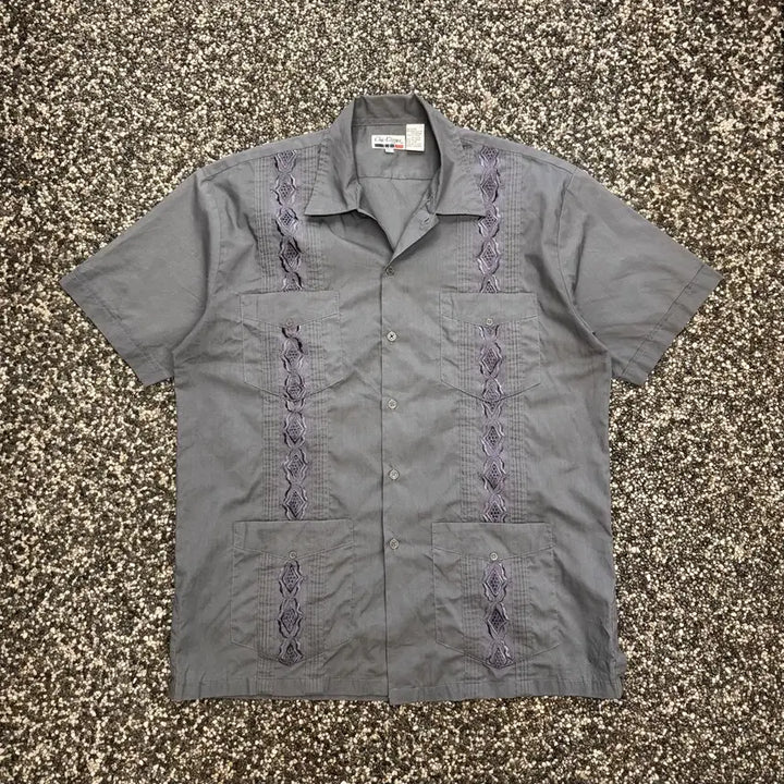 [BUNJANG] Vintage 80s Guayabera Shirt (L) / [L] 80s 빈티지 구아야베라 셔츠