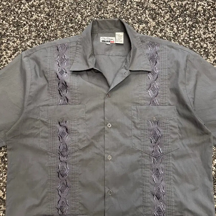 [BUNJANG] Vintage 80s Guayabera Shirt (L) / [L] 80s 빈티지 구아야베라 셔츠