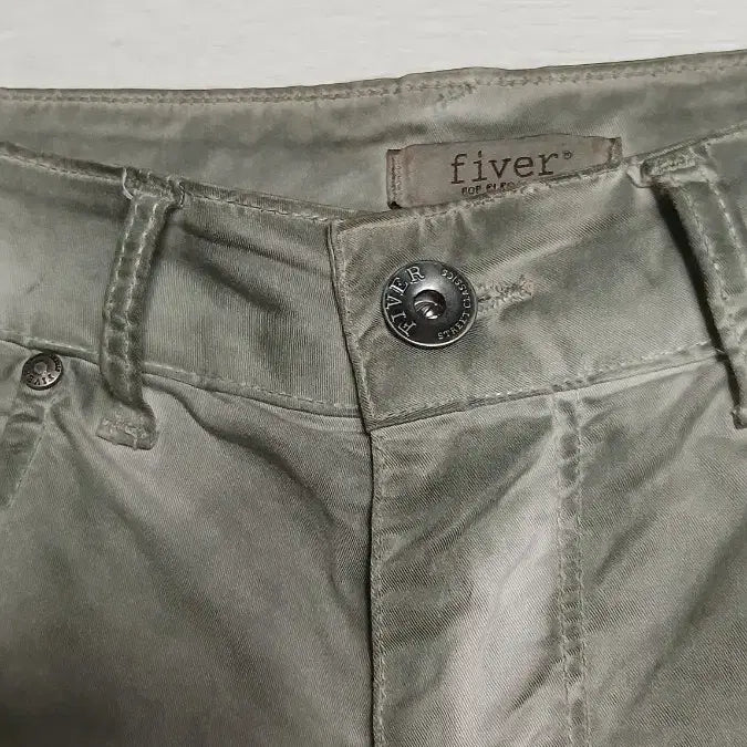 [BUNJANG] Fiver Olive Khaki Pants / fiver 올리브 카키 바지