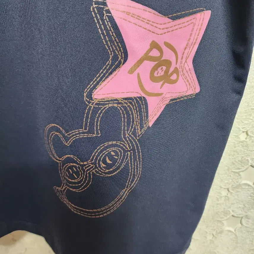 [BUNJANG] Navy Collar Short Sleeve T-Shirt Women&