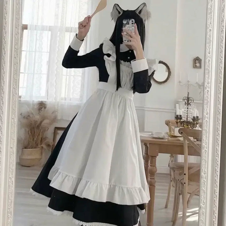 [BUNJANG] Maid Cosplay Costume Dress / 코스프레 메이드복 S 판매