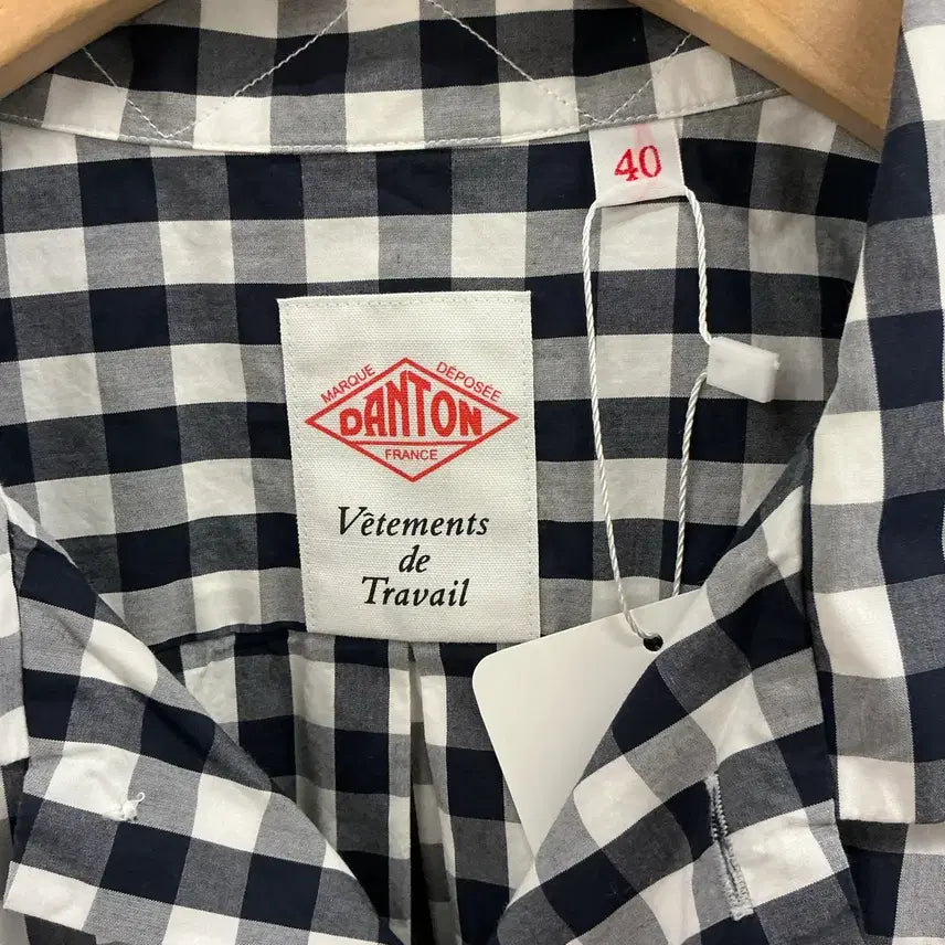 [BUNJANG] DANTON Check Shirt / 단톤 체크 셔츠