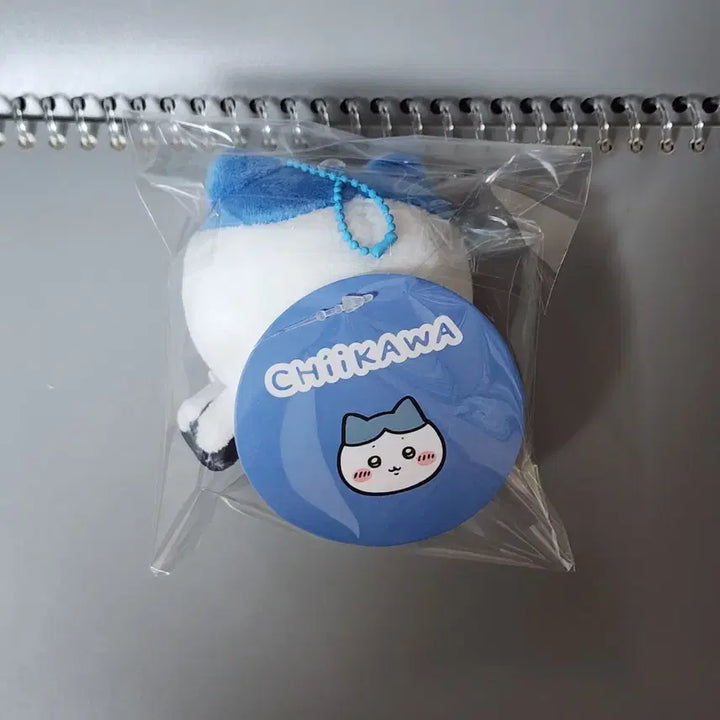 [BUNJANG] Monchiku (Distant Cute) Cheikawa Stress Ball Plush Keychain (Hachiware) / 정품 먼작귀 치이카와 스트레스볼 인형 키링 (하치와레)