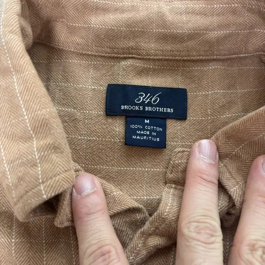 [BUNJANG] Brooks Brothers Japanese Edition Herringbone Pattern Shirt Size 105 / 일본판 브룩스브라더스 셔츠 사이즈 105