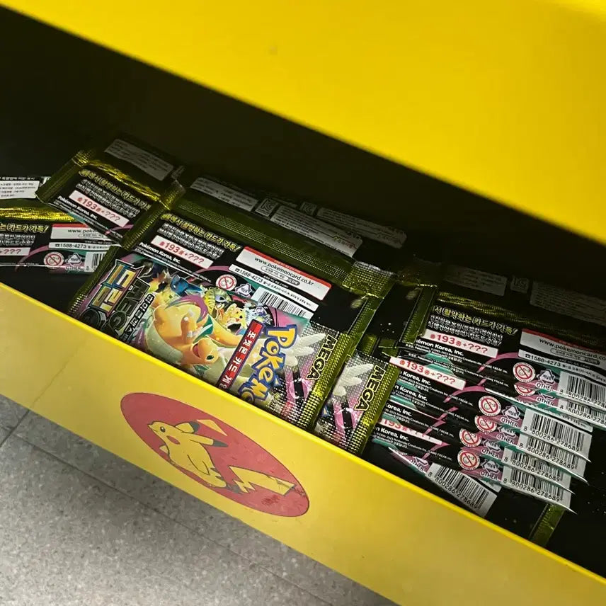 [BUNJANG] Pokemon Card Vending Machine Megadream EX &amp; Terrastal Sealed Packs / 포켓몬카드 자판기 메가드림EX / 테라스탈 미개봉