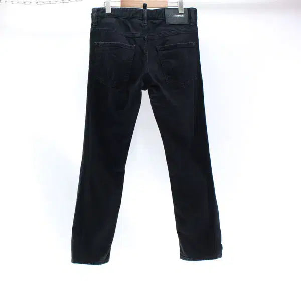 [BUNJANG] DSQUARED2 Skater Jeans Black Slim Fit Stretch Denim (Men&