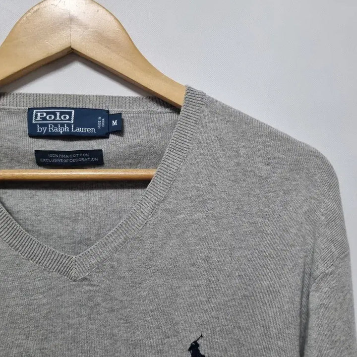 [BUNJANG] Polo Ralph Lauren V-Neck Knit Sweater M / 폴로 랄프로렌 브이넥 니트 M