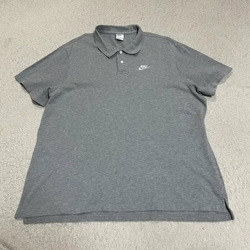[BUNJANG] Nike Short Sleeve Polo T-Shirt Grey XXL / 나이키 반팔 카라티 그레이 XXL 110