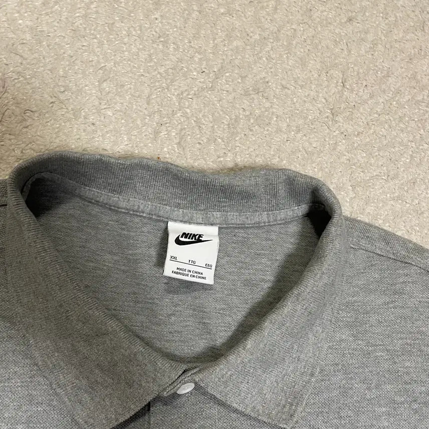 [BUNJANG] Nike Short Sleeve Polo T-Shirt Grey XXL / 나이키 반팔 카라티 그레이 XXL 110