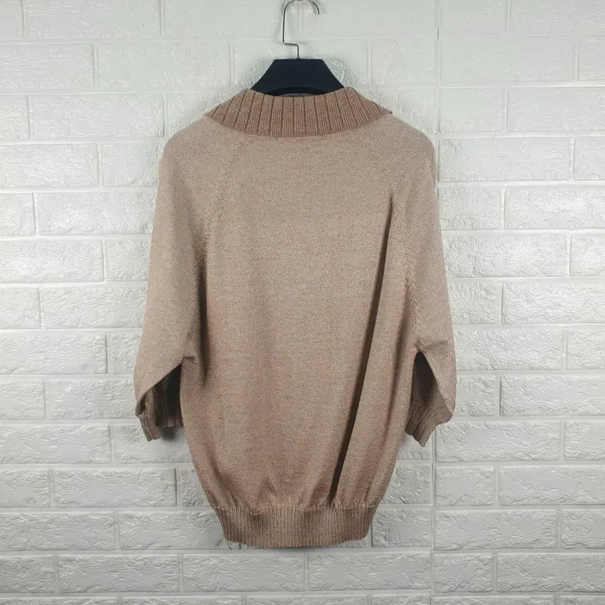 [BUNJANG] Karl Lagerfeld Short Sleeve Knit Top / [55]칼라거펠트 반팔 카라 니트
