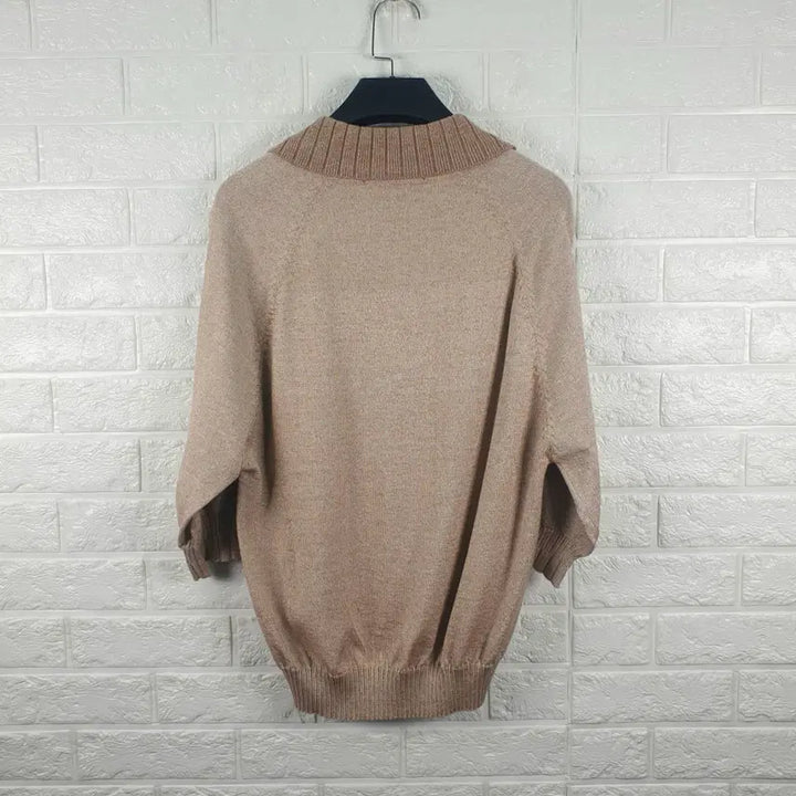 [BUNJANG] Karl Lagerfeld Short Sleeve Knit Top / [55]칼라거펠트 반팔 카라 니트