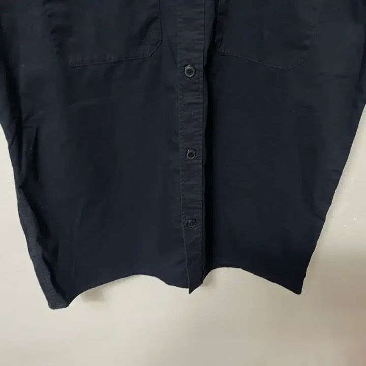 [BUNJANG] TBJ Workwear Navy Loose-Fit Short-Sleeve Shirt / 100-105 TBJ 네이비 워크웨어 루즈핏 반팔 셔츠 남방 정품