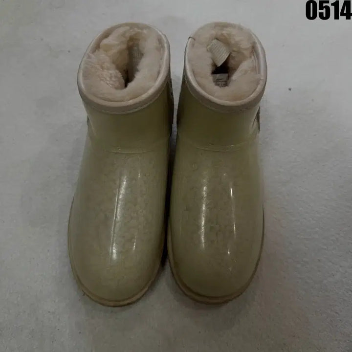 [BUNJANG] UGG Clear Jelly Mini Rain Boots (Size 235) / UGG 클리어 젤리 레인부츠 미니 235
