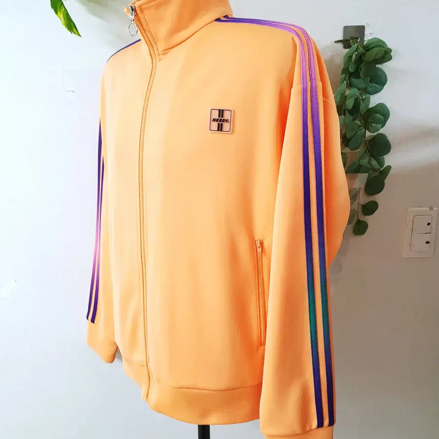 [BUNJANG] NERDY Unisex Gradient Track Set - Light Orange (Size M) / 널디 남여공용 트레이닝세트 저지 95 100 오렌지