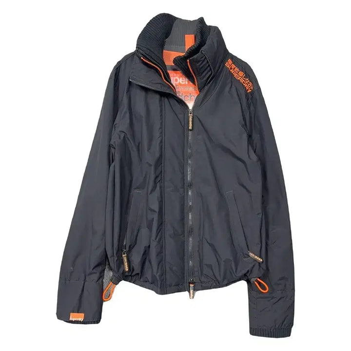 [BUNJANG] Superdry 3-ZIP Vintage Black Wind Jacket (Size S) / 수퍼드라이 3-ZIP 빈티지 블랙 윈드 자켓 S