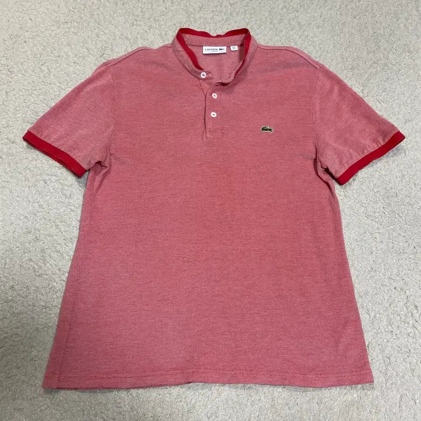 [BUNJANG] Lacoste Slim Fit Short Sleeve Polo Shirt L / 라코스테 반팔 카라티 슬림핏 L