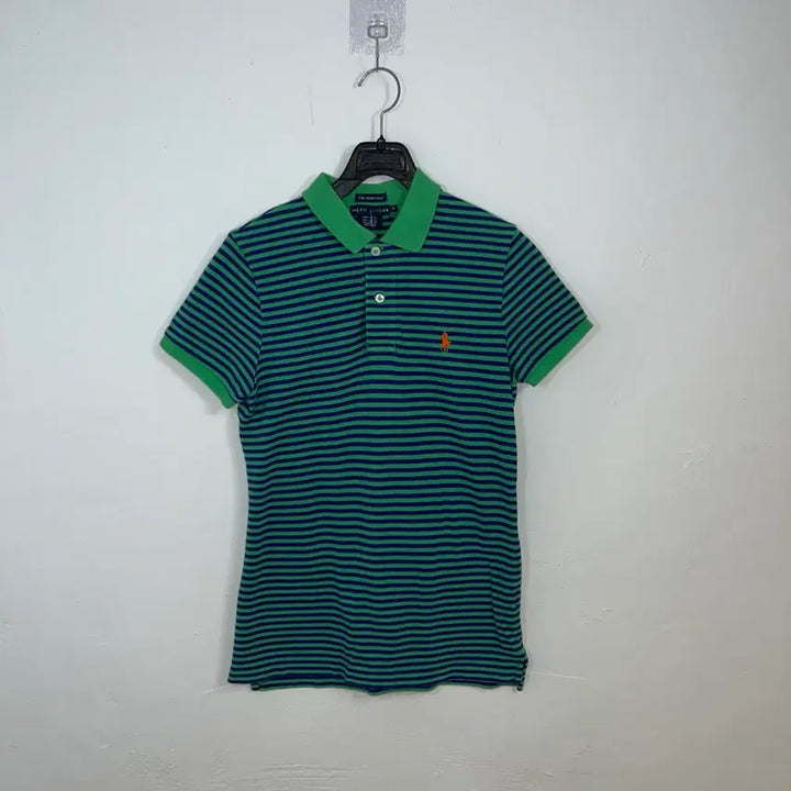 [BUNJANG] Polo Ralph Lauren Striped Collar T-Shirt / 폴로 스트라이프 카라티