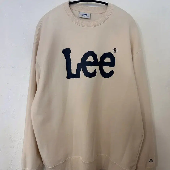 [BUNJANG] Lee Ivory Sweatshirt L (Fits 105) / Lee 아이보리 맨투맨 L (실측 105)
