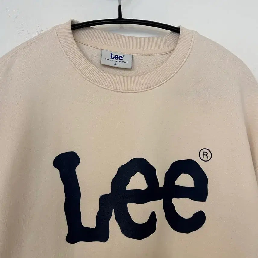 [BUNJANG] Lee Ivory Sweatshirt L (Fits 105) / Lee 아이보리 맨투맨 L (실측 105)