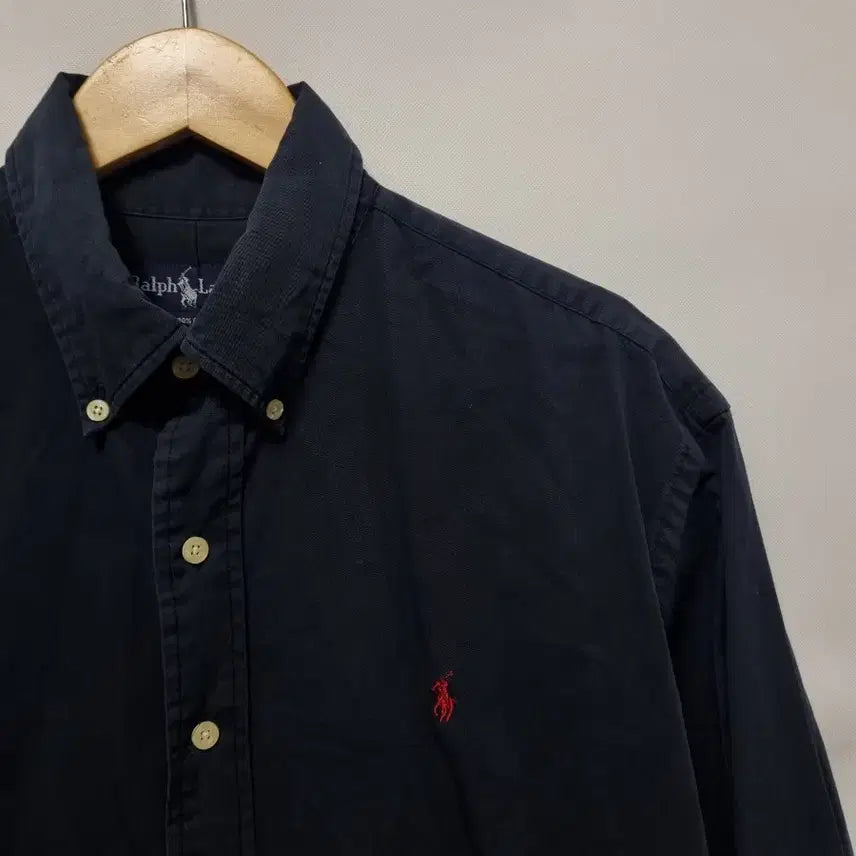 [BUNJANG] Polo Ralph Lauren Navy Long Sleeve Shirt L / 폴로 랄프로렌 네이비 긴팔 셔츠 L