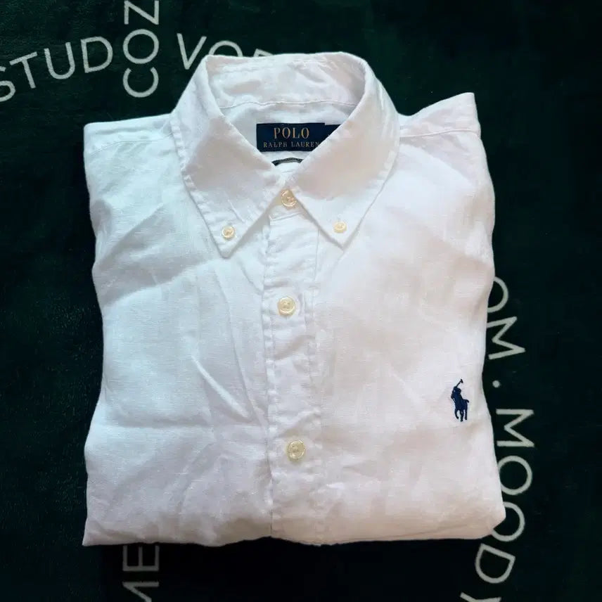 [SOLD OUT] 폴로 랄프로렌 린넨 화이트 셔츠 m 커스텀핏
