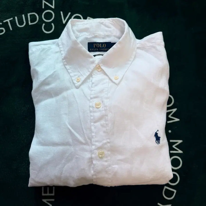 [SOLD OUT] 폴로 랄프로렌 린넨 화이트 셔츠 m 커스텀핏