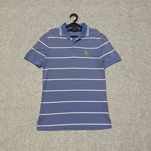 [BUNJANG] Polo Stripe Short-Sleeve Polo Shirt / S 폴로 스트라이프 반팔 카라티 N.4886